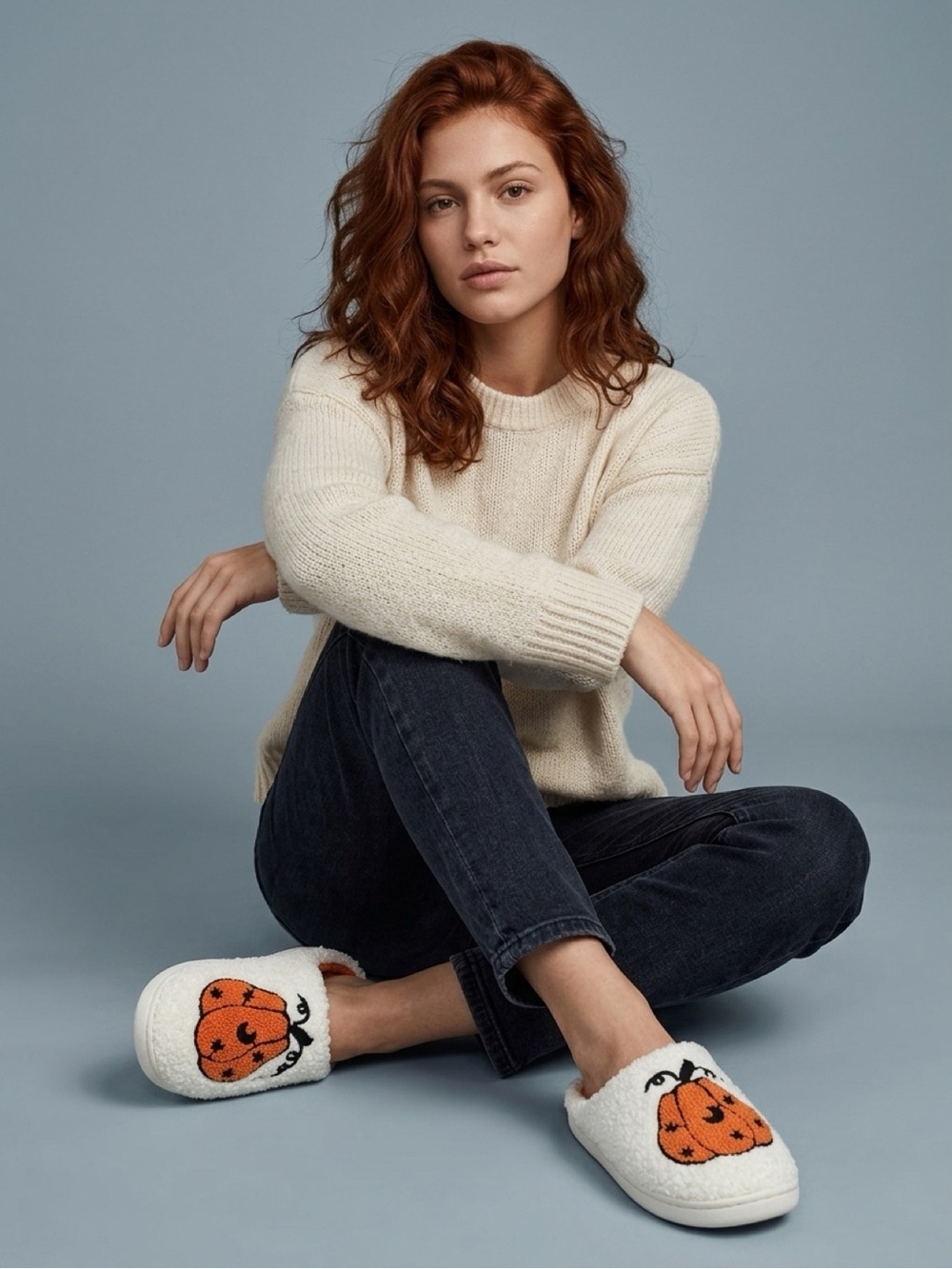Women’s Pumpkin Slippers 🎃
